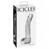 Dildo din sticla pirex 16,5 cm ICICLES NO 61