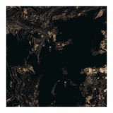 Gresie exterior / interior portelanata Magnifique Black, 60 x 60 cm, negru, lucioasa, rectificata, aspect marmura