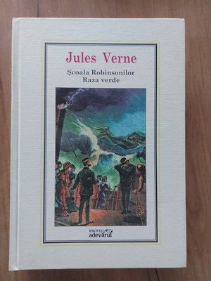 Nr 6 Biblioteca Adevarul Scoala robinsonilor Raza verde- Jules Verne