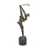 Jucator de golf-statueta moderna din bronz cu un soclu din marmura BF-23