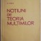 Notiuni de teoria multimilor &ndash; D. Rimer