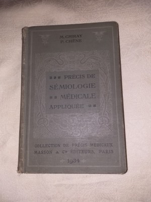 PRECIS DE SEMIOLOGIE MEDICALE APLIQUEE foto