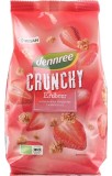 Cereale crunchy cu capsuni bio 375g Dennree
