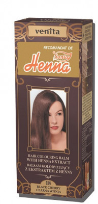 Balsam colorant henna sonia nr.18 - cireasa neagra 75gr kian cosmetics foto