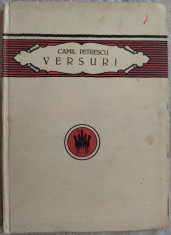 CAMIL PETRESCU - VERSURI: IDEIA. CICLUL MORTII (volum de debut, 1923) foto