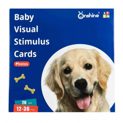 Carduri stimulare vizuala, animale, 20 bucati, 22 x 22 cm, Onshine foto
