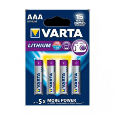 Baterii VARTA ULTRA LITHIUM LR03 / AAA / R03 / MN 2400 1.5V Con?inutul pachetului 1x Blister foto