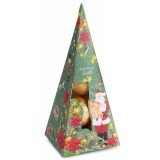 Set 4 bombe baie in cutie cadou Craciun II cm 6 x 5 x 14 H, 4 x 15 gr