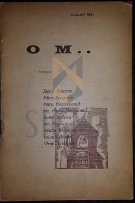 ADONIS - OM..., Poezii august 1941 foto