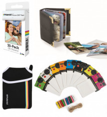 Hartie Foto Polaroid ZINK 30 buc + Album Foto Polaroid + Set Rame Foto Polaroid + Husa Neopren foto