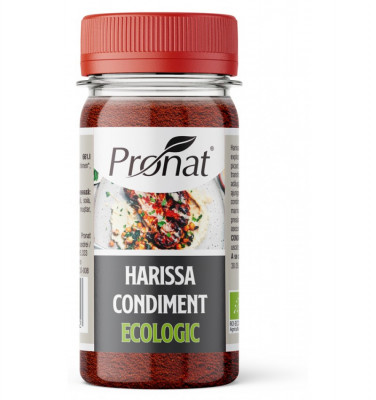 Harissa Condiment bio, 50g Pronat foto
