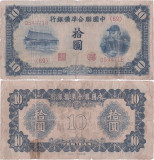 1941 , 10 yuan ( P-J74 ) - China