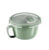 Caserola alimente, Curver Smart To Go ECO, plastic, rotunda, verde, 0.9 L