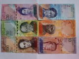 Venezuela Set Complet 2, 5, 10, 20, 50, 100 Bolivares UNC