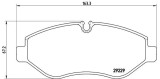 BREMBO P A6 026 PRIME LINE set placute frana,frana disc