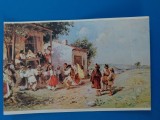 CPIB 23362 CARTE POSTALA - TH. AMAN - JOC LA TARA, NECIRCULATA