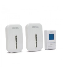 Sonerie fara fir cu 2 receptoare alimentare 230V 100m Delight foto