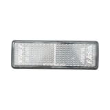 Reflectorizant auto dreptunghiular alb cu adeziv 90x32 mm Breckner Germany