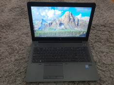 Workstation Hp ZBook 15 G3 , i7-6700HQ , 8 Gb , SSD 512 + HDD 1TB , Quadro M600M foto