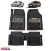 Covorase Auto Tip Tavă TEAMCAR&reg; Dacia Logan 1, 2 + Facelift, Antiderapante, Argintiu, Protectie Completa