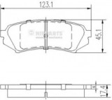 Set placute frana,frana disc LEXUS LX (UZJ100) (1997 - 2008) NIPPARTS J3612022