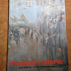 revista magazin istoric decembrie 1989 - ultima aparitie din comunism