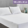 Cearceaf Impermeabil Alb, 100x200x40 cm, CMCLASS