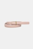 BOSS curea de piele femei, culoarea roz, 50542191