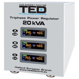 STABILIZATOR TENSIUNE TRIFAZAT SERVO 20KVA