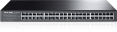 Switch tp-link tl-sf1048 48 porturi 10/100mbps 1u 19 rackmount metal foto