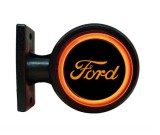 Cumpara ieftin Lampa gabarit rosu-chihlimbar, scurta, vechea scoala LED NEON cu logo FO 12-24V