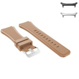 Curea silicon compatibila Samsung Galaxy Watch Ultra2, telescoape Quick Release, 22mm, Maro