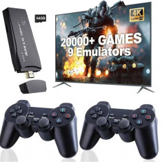 Video Game Console 2.4G Double Wireless Controller Game Stick 4K HDMI