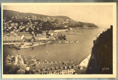 AD 651 C. P. VECHE -COASTA DE AZUR -NICE - ENTREE DU PORT MONT BORON foto