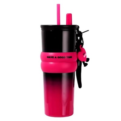 Termos din Otel Inoxidabil, 710ml - Techsuit (THM7) - Fuchsia foto