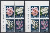 Filipine 1962 - Orhidee, 2 Serii in bloc (DT + NDT), MNH