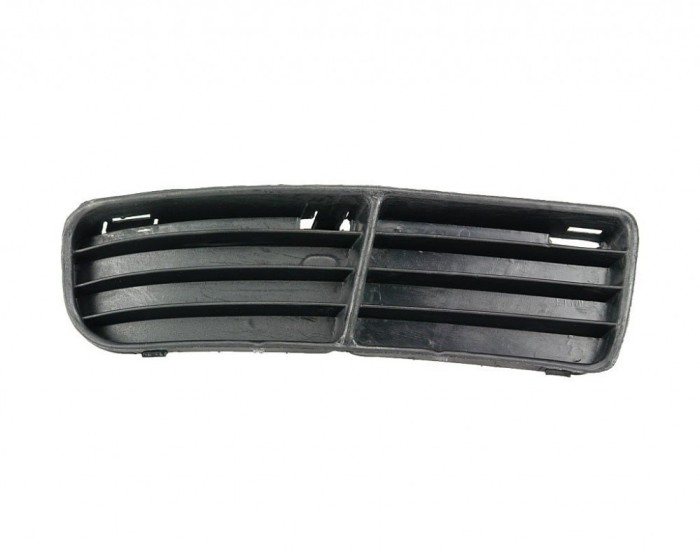 Grila bara fata VW Polo Hatchback, 10.1994-08.1999, Dreapta, 6N0853666B, 952427-6 fara locas pentru proiectoare, pentru bara cod 952407-2, pentru Mod