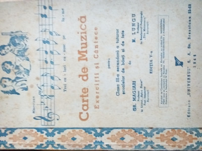 Manual de Muzica 1945, Rar foto