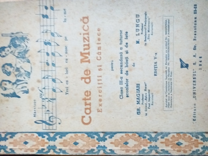 Manual de Muzica 1945, Rar