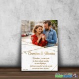 Tablou Personalizat Panza cu Poza, Mesaj si Data, Canvas Premium, Lemn Brad, Cadou Unic, Decor Acasa, Imprimare Rezolutie Foto