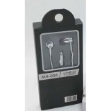 Casti Handsfree Universal MH-006 TWIST Jack 3.5mm Grey Blister