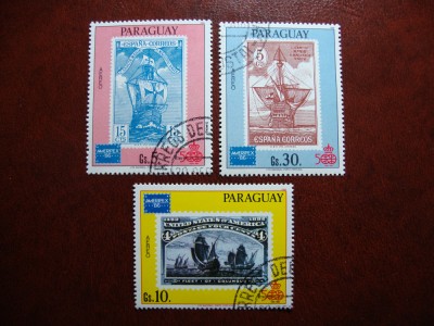 PARAGUAY 1986 SERIE EXPO CHICAGO foto