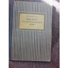 DAS LIED DER TRIUMPHIERENDEN, LIEBE - IWAN TURGENIEW (TEXT IN LIMBA GERMANA)