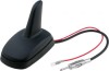 Antena Auto Shark 12V AM/FM, Cablu RG174, Conector DIN, Montaj Ø15mm, 20dBi