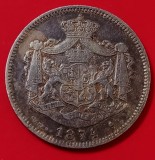 Rom&acirc;nia, 1 Leu 1874, Argint.