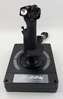 Logitech Saitek Pro Flight X56 H.O.T.A.S model J-U0002 flight simulator controller doar Joysticul foto