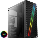 Carcasa Streak Midi Tower Black, Aerocool