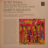 Vinil Kurt Weill &ndash; Suite From The Threepenny Opera, La Cr&eacute;ation Du Monde (VG+), Clasica