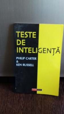 TESTE DE INTELIGENTA - PHILIP CARTER foto