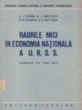 Raurile mici in economia natioanala a U.R.S.S